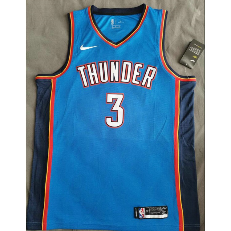 Maglia NBA 3 Giddey OKC Thunder 20-21 Blu