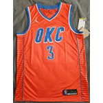 Maglia NBA 3 Giddey OKC Thunder Arancione