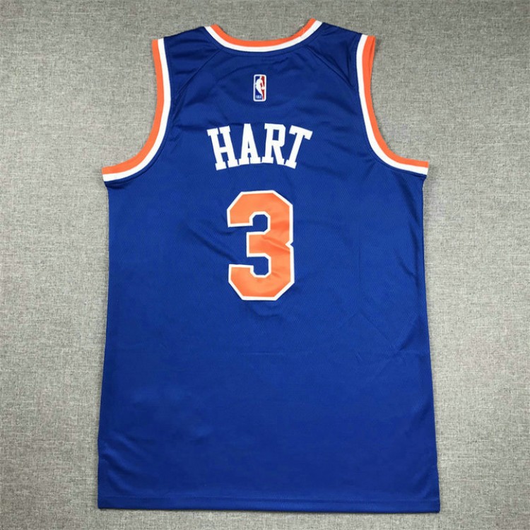 Maglia #3 Hart Knicks Blu Ricamato