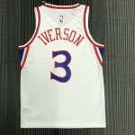 Maglia #3 Iversion 76ers retro Bianco Stampato