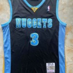 Maglia NBA 3 Iverson Nuggets 2006-07 Blu clair