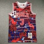 Maglia #3 Iverson Philadelphia 76ers Rabbit Year Ricamato