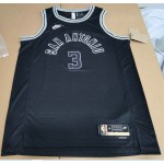 Maglia NBA 3 Johnson Spurs 22-23 Classic Nero Con Ricamato logos