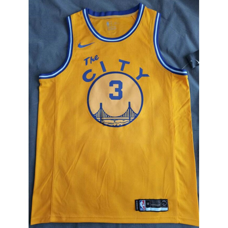 Maglia NBA 3 Jordan Poole Warriors or