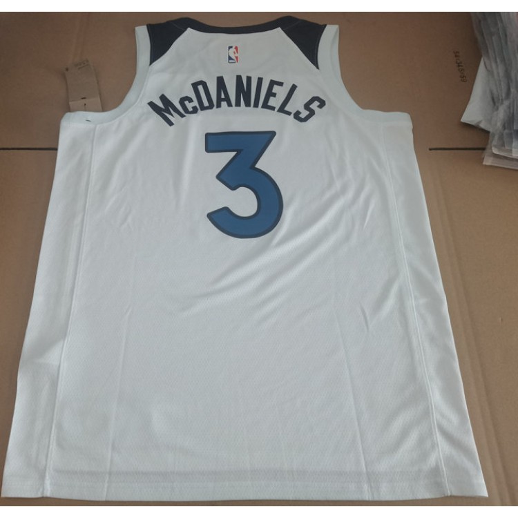 Maglia NBA 3 McDANIELS Minnesota Timberwolves Bianco