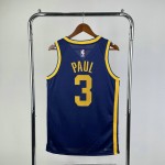 Maglia NBA 3 Paul Golden State Warriors 22-23 statement Blu