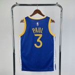 Maglia NBA 3 Paul Warriors Blu