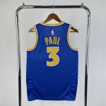 Maglia NBA 3 Paul Warriors Retro Blu