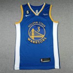 Maglia NBA 3 Poole Warriors new Blu Con logo 6 Ricamato