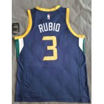 Maglia NBA 3 Rubio Utah Jazz Blu