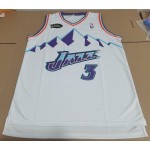 Maglia NBA 3 Russell Jazz Retro Bianco personnalis