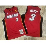 Maglia #3 Wade Miami Heat 2005-06 Autentico Rosso