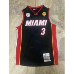 Maglia #3 Wade Miami Heat 2012-13 Autentico Nero