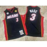 Maglia #3 Wade Miami Heat 2012-13 Autentico Nero