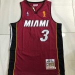 Maglia #3 Wade Miami Heat Autentico 2005-06 Rosso con trophy