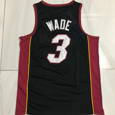 Maglia #3 Wade Miami Heat Autentico 2012-13 finals Nero