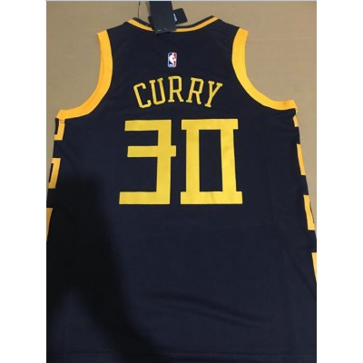 Maglia 30 Curry 2019 Warriors City Stampato