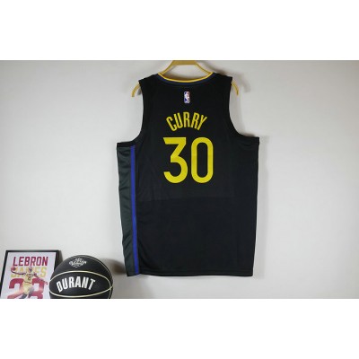 Maglia 30 Curry Golden State Warriors 2024-25 Statement Nero