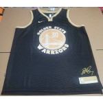 Maglia 30 Curry Golden State Warriors Nero Oro