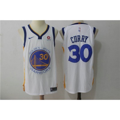 Maglia 30 Curry Warriors 2017-18 Season Bianco