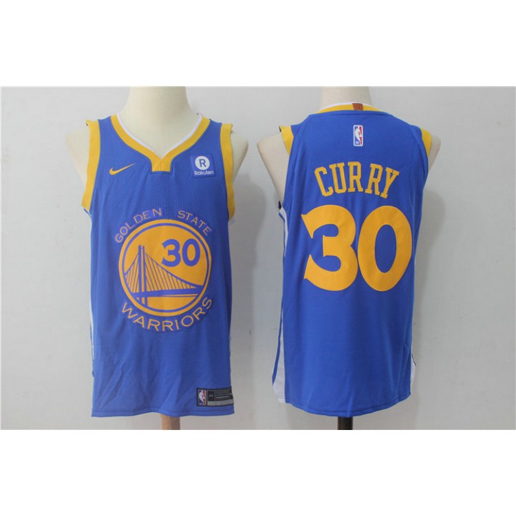 Maglia 30 Curry Warriors 2017-18 Season Blu