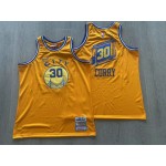 Maglia NBA 30 Curry Warriors 2019-20 Autentico Giallo