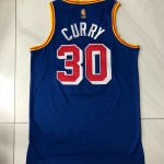 Maglia NBA 30 Curry Warriors 75th anniversary Autentico Blu