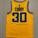 Maglia 30 Curry Warriors Autentico Giallo