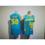 Maglia NBA 30 Curry Warriors Sketching version Blu