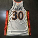 Maglia 30 Curry Warriors Vintage 2009-10 Bianco