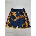 Maglia NBA 30 Curry Warriors champion Pantaloncini Blu