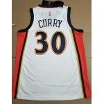 Maglia NBA 30 Curry Warriors Retro Bianco