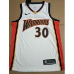 Maglia NBA 30 Curry Warriors Retro Bianco