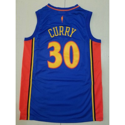 Maglia NBA 30 Curry Warris 2008-09 Mitchell & Ness Blu