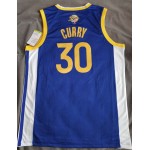 Maglia NBA 30 Curry warriors Champions Blu