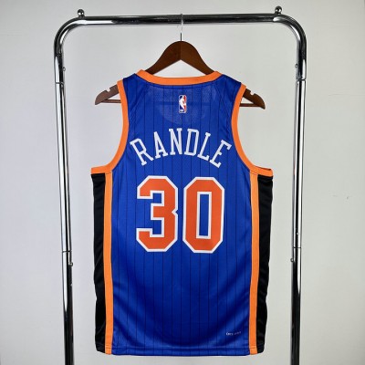 Maglia #30 Randle Knicks 23-24 city Blu Stampato