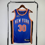 Maglia #30 Randle Knicks 23-24 city Blu Stampato