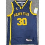 Maglia NBA 30 stephen Curry Warriors statement Blu