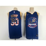 Maglia NBA 30 stephen curry 2022 4th of july royal Blu