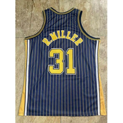 Maglia #31 Reggie Miller Pacers 1994-95 Autentico Blu