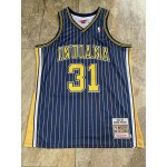 Maglia #31 Reggie Miller Pacers 1994-95 Autentico Blu