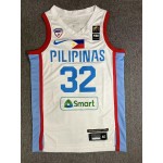 Maglia 32 Brownlee Pilipinas 2024 Home Bianco Uomo