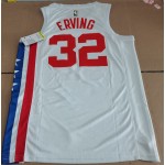 Maglia #32 Erving Nets Vintage Bianco