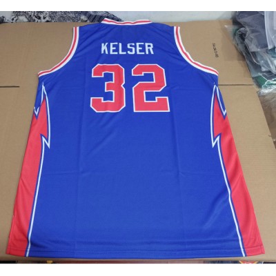 Maglia #32 KELSER Detroit pistons Blu Stampa