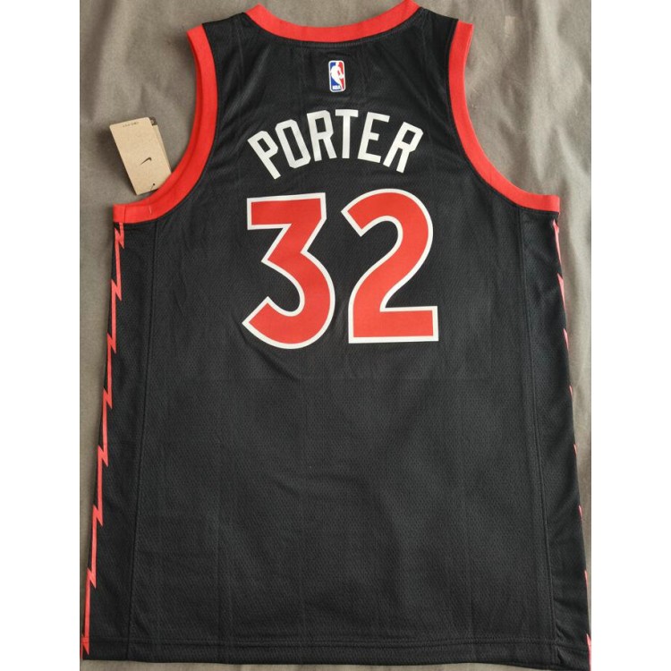 Maglia #32 Porter Raptors Nero Statement Edition