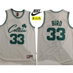 Maglia #33 Bird Boston Celtics Bianco Ricamato