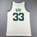 Maglia #33 Bird Boston Celtics cream Ricamato