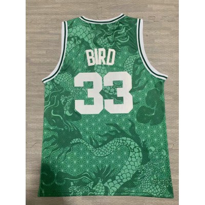 Maglia #33 Bird Boston Celtics The Year of the Loong Verde