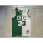 Maglia #33 Bird Boston Celtics split Verde Bianco