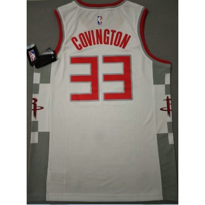 Maglia NBA 33 Covington Rockets 20-21 city Bianco